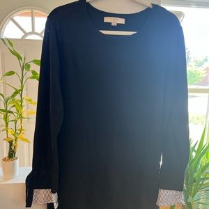 Women’s LOFT black sweater shirt size 16/18